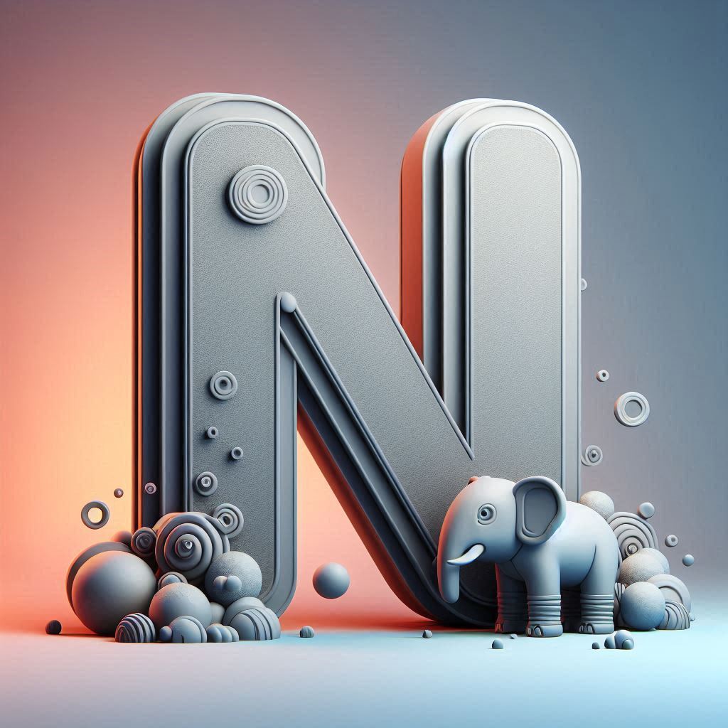 Elephant 2 — letter N