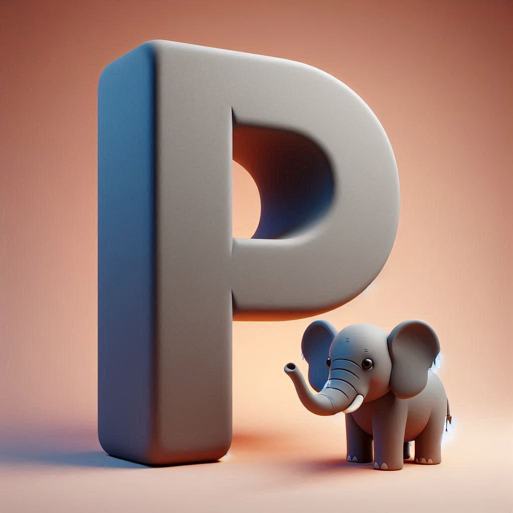 Elephant 2 — letter P