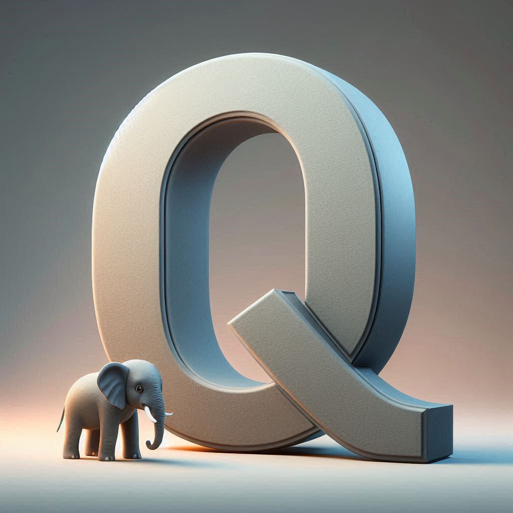 Elephant 2 — letter Q