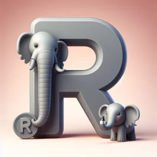 Elephant 2 — letter R