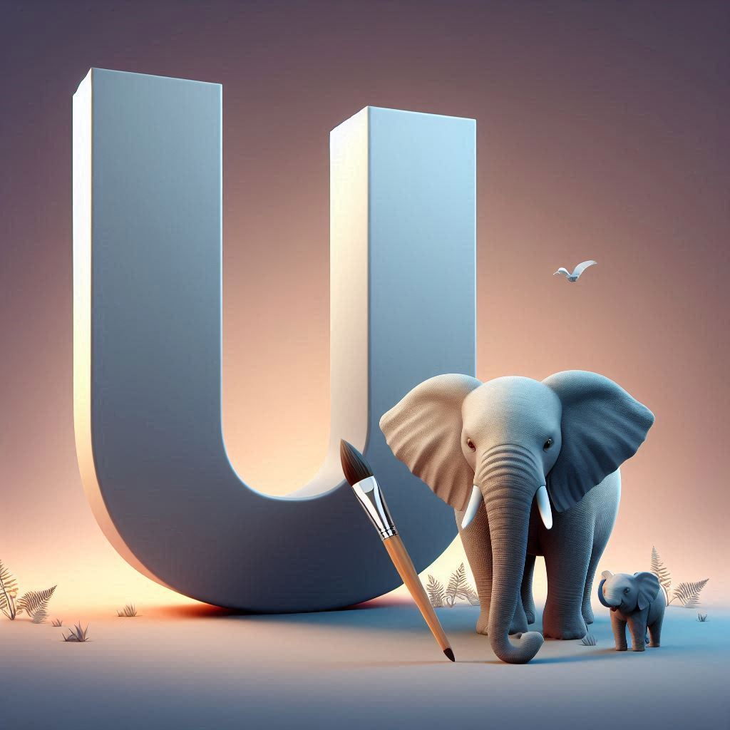 Elephant 2 — letter U