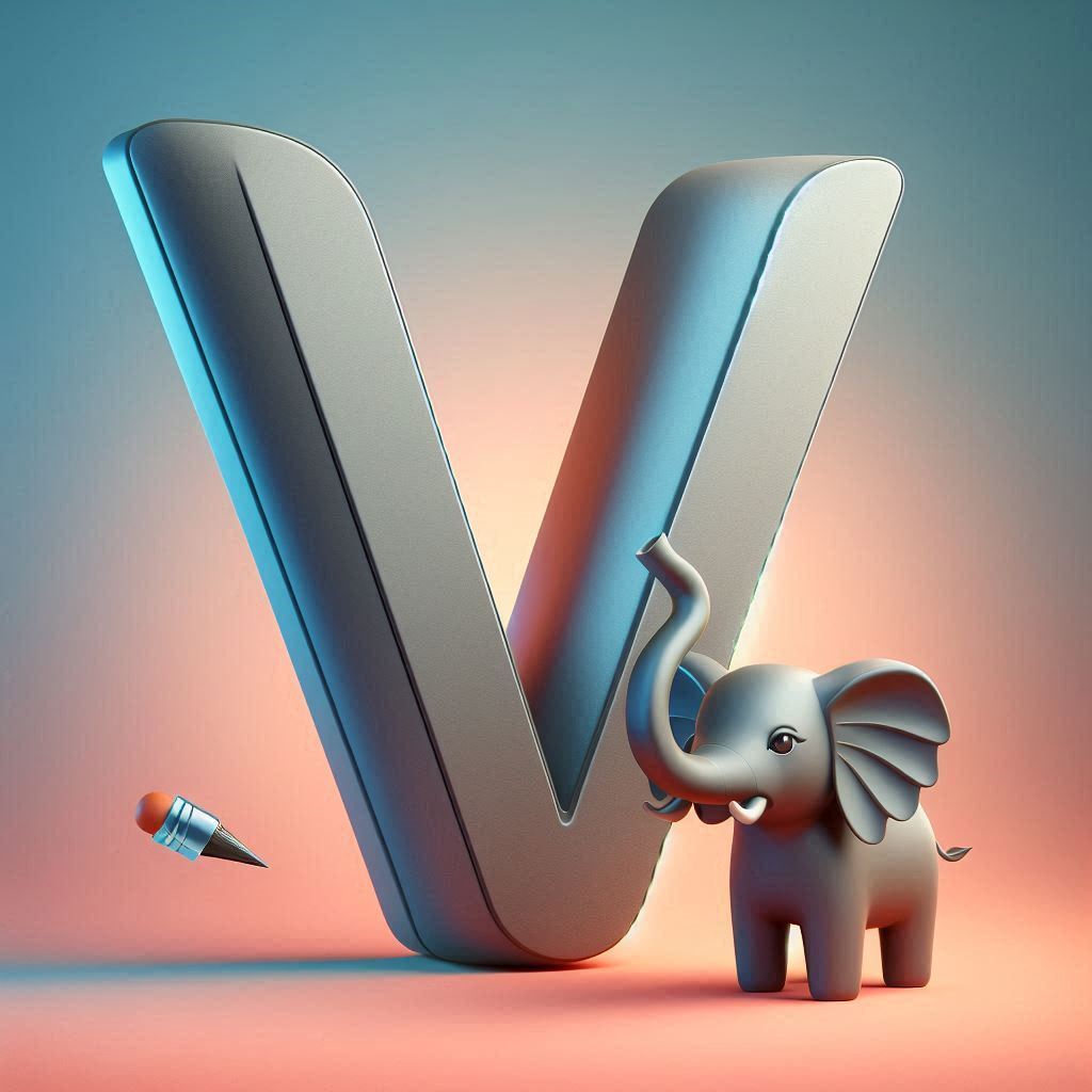 Elephant 2 — letter V