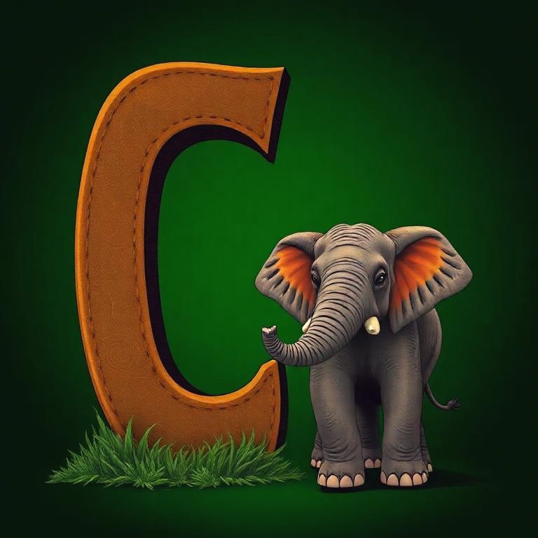 Elephant — letter C