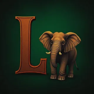 Elephant — letter L