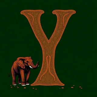 Elephant — letter Y