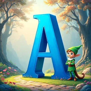 Elf — letter A