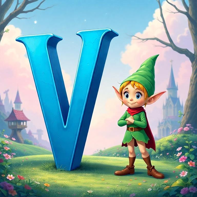 Elf — letter V