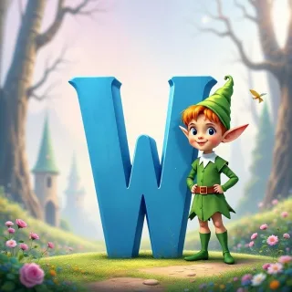 Elf — letter W