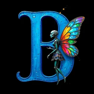 Fairy robot 2 — letter B