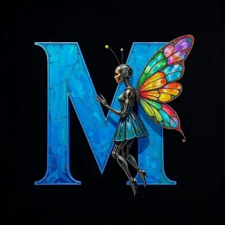 Fairy robot 2 — letter M