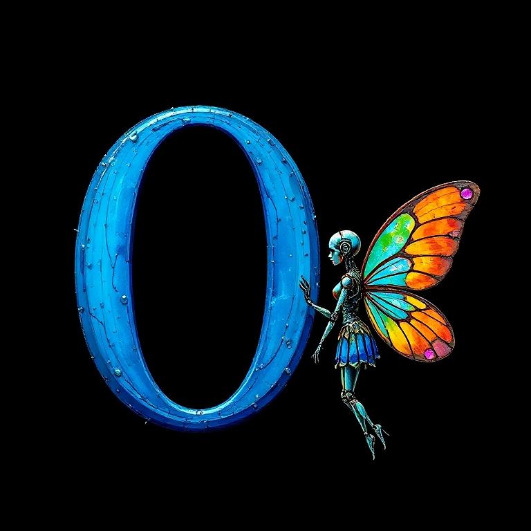 Fairy robot 2 — letter O