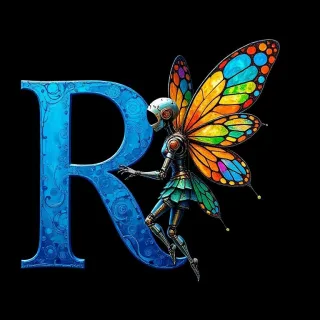 Fairy robot 2 — letter R