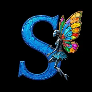 Fairy robot 2 — letter S