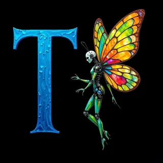 Fairy robot 2 — letter T