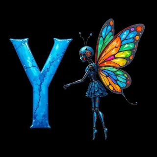 Fairy robot 2 — letter Y