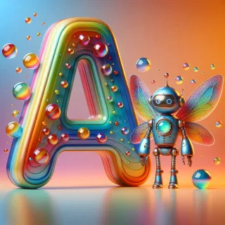 Fairy robot 3 — letter A