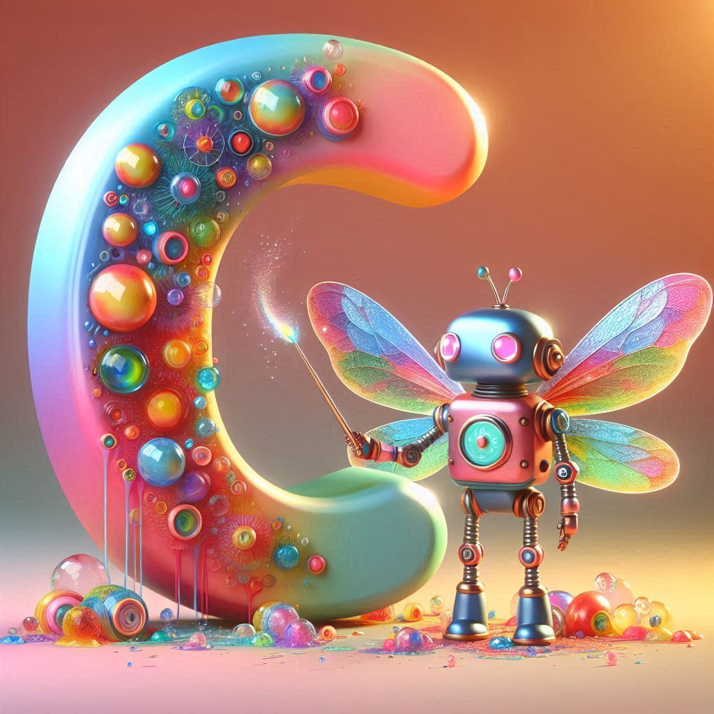 Fairy robot 3 — letter C