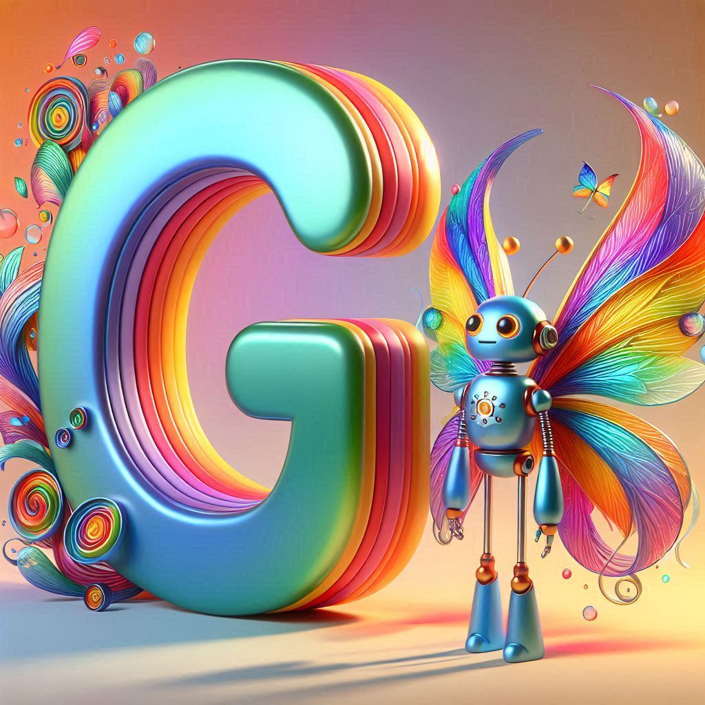 Fairy robot 3 — letter G