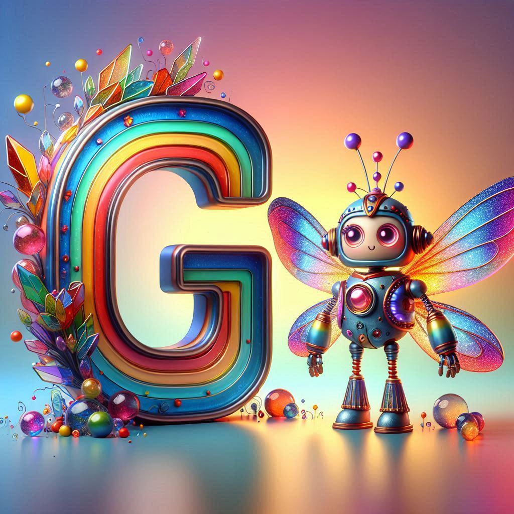 Fairy robot 3 — letter G (variant 2)