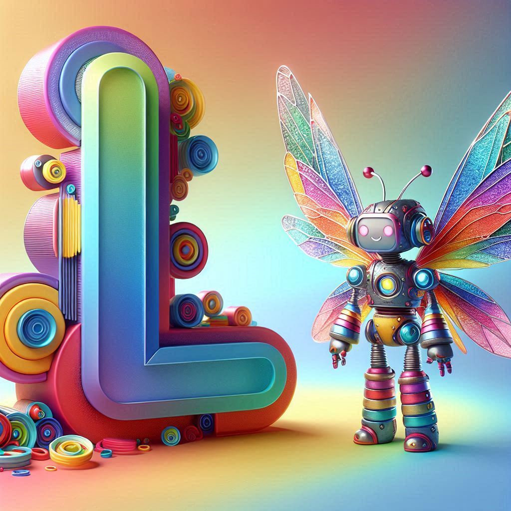 Fairy robot 3 — letter L