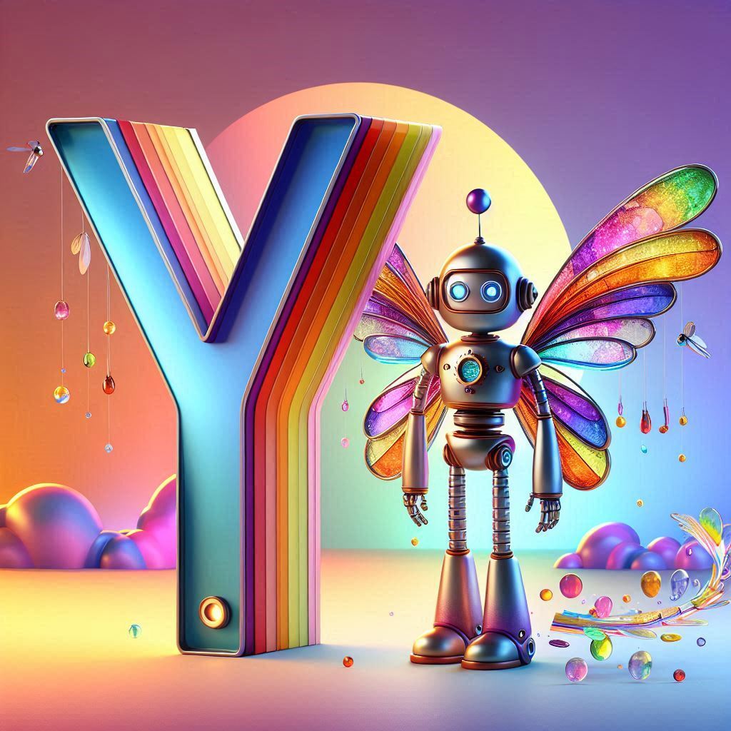 Fairy robot 3 — letter Y