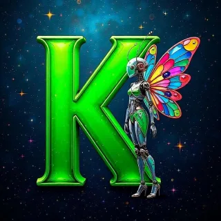 Fairy robot — letter K