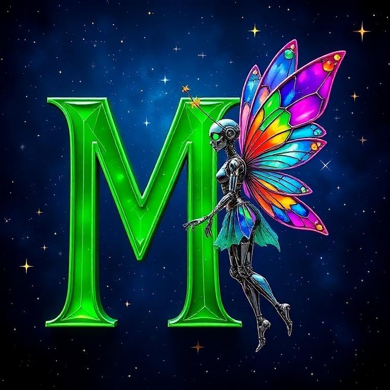 Fairy robot — letter M