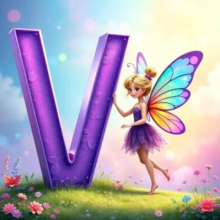 Fairy — letter V