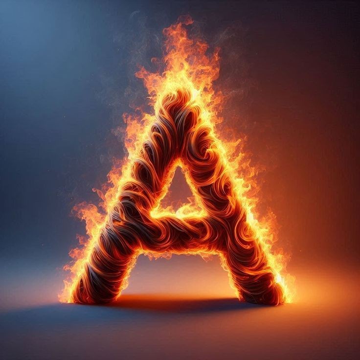 Fire — letter A