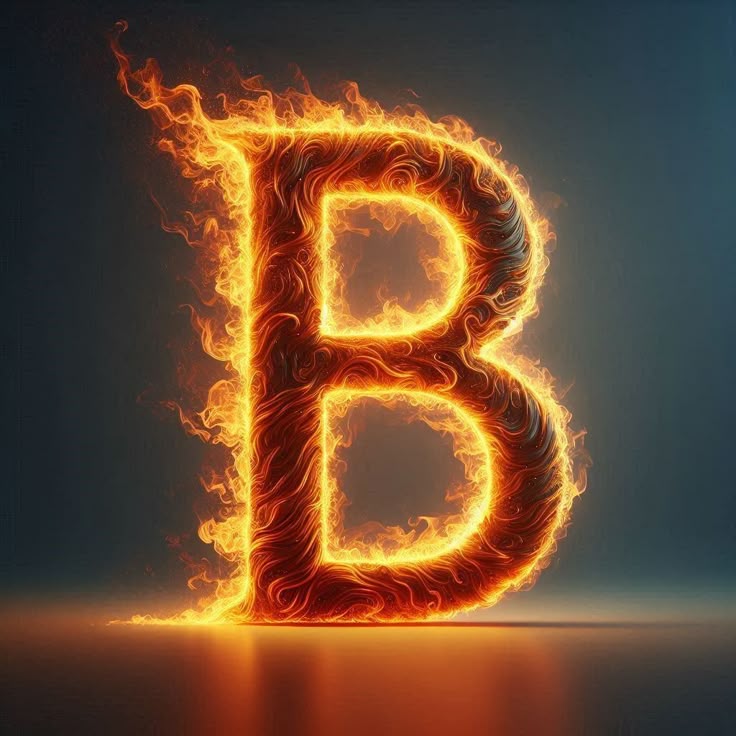 Fire — letter B