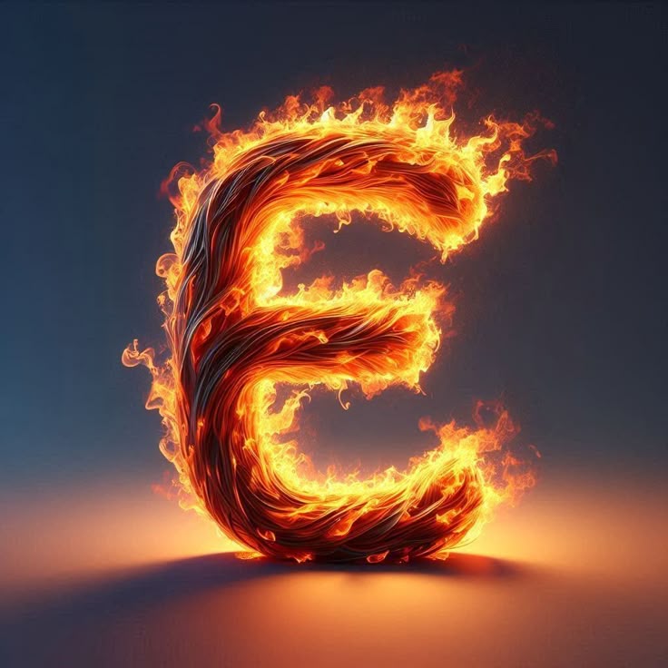 Fire — letter E