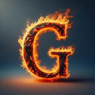 Fire — letter G (variant 2)