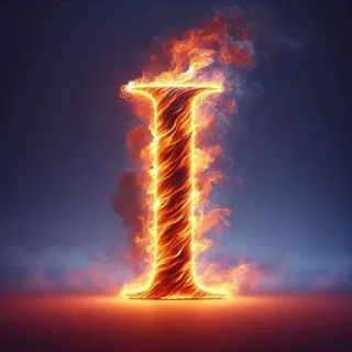 Fire — letter I
