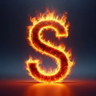 Fire — letter S