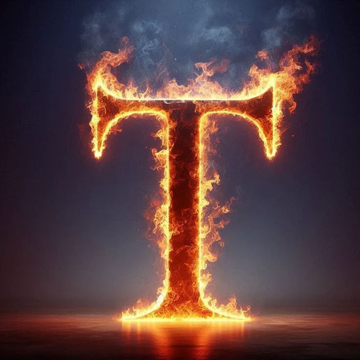 Fire — letter T