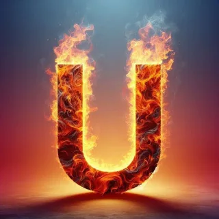 Fire — letter U
