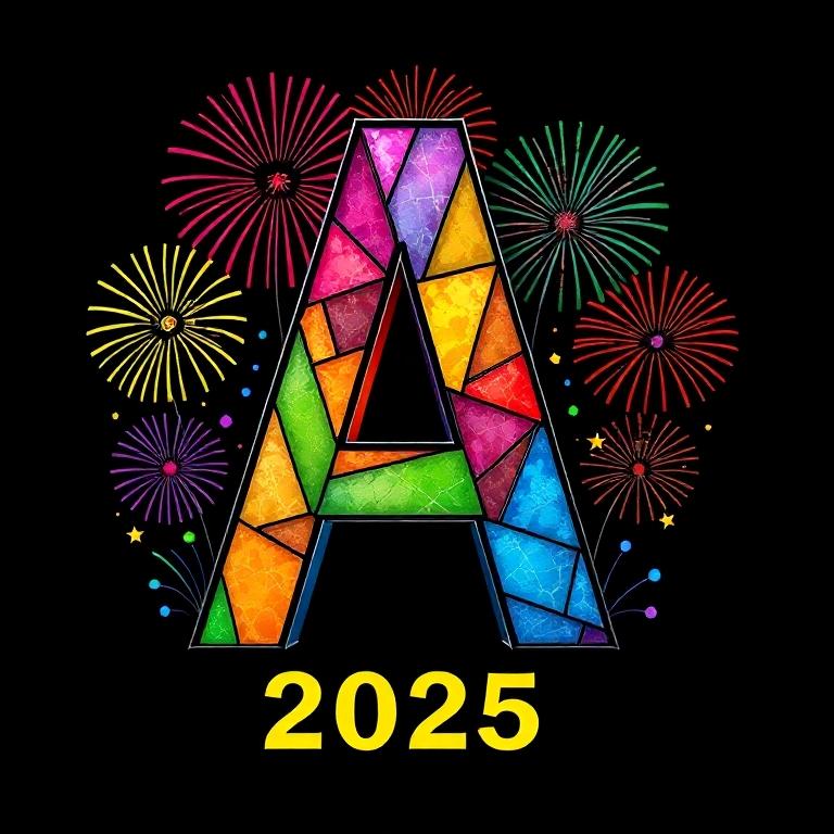 Fireworks 3 — letter A