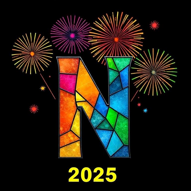 Fireworks 3 — letter N