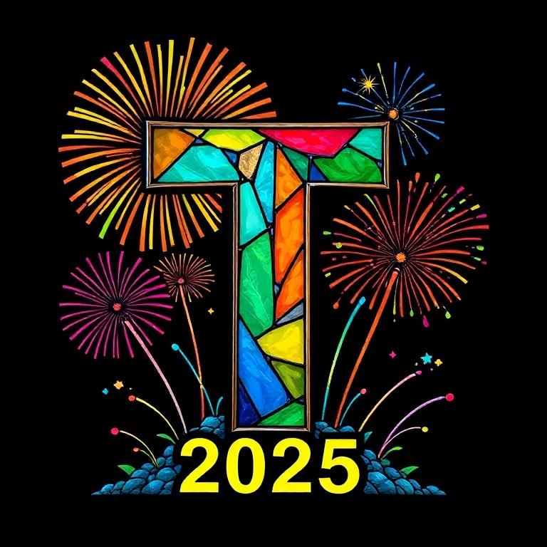 Fireworks 3 — letter T