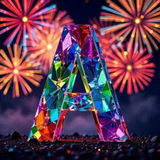 Fireworks — letter A