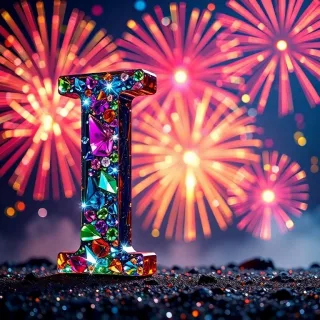 Fireworks — letter I
