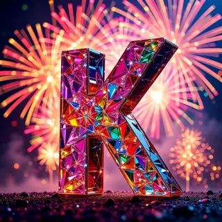 Fireworks — letter K