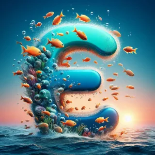 Fish 2 — letter E