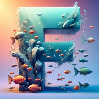 Fish 2 — letter F