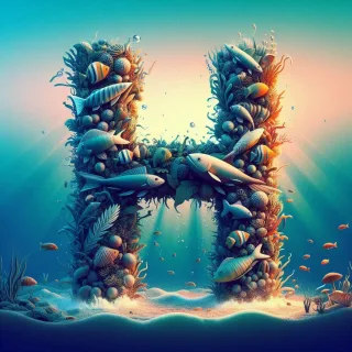 Fish 2 — letter H