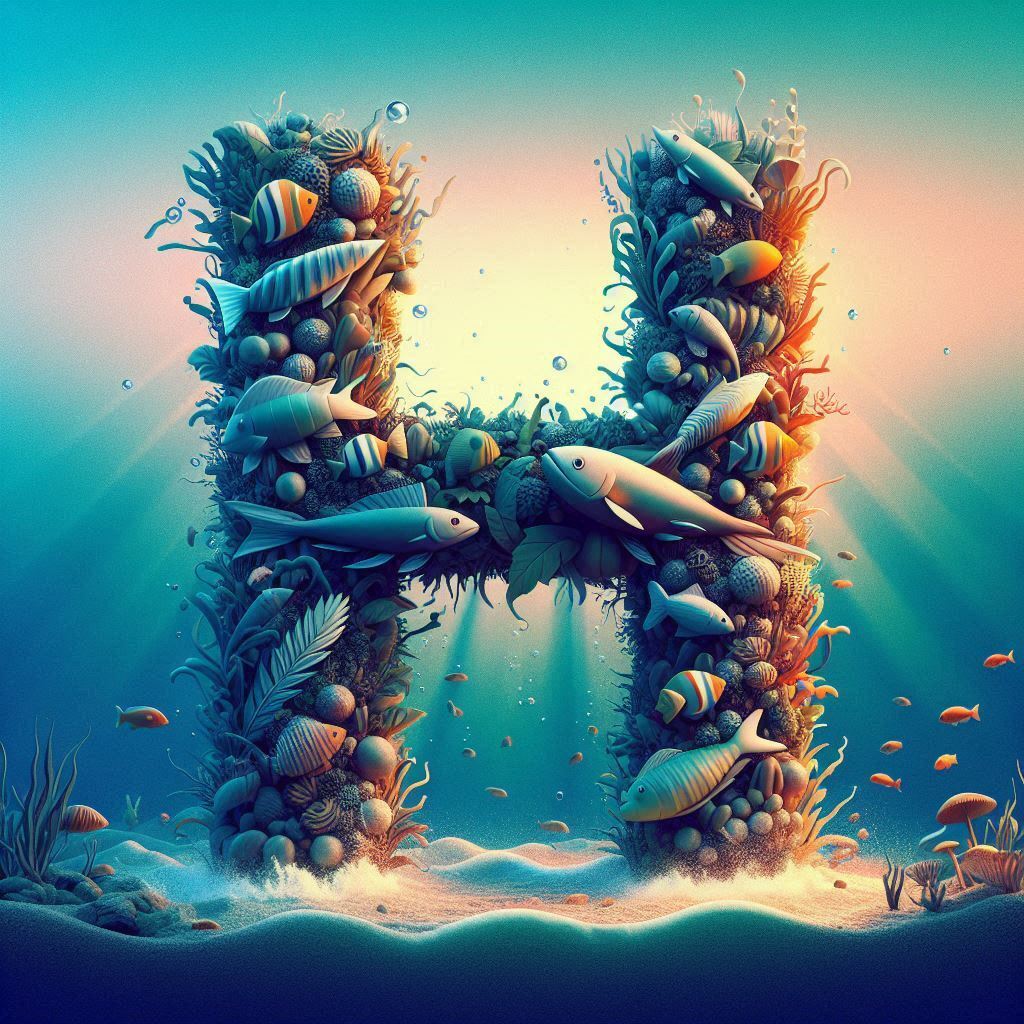 Fish 2 — letter H