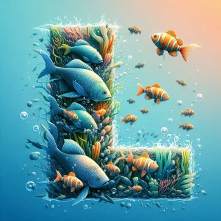 Fish 2 — letter L