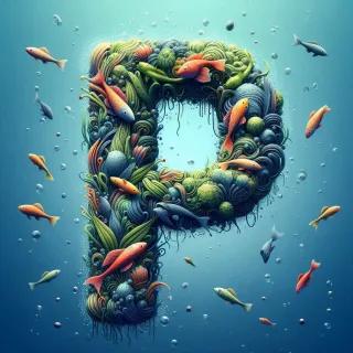 Fish 2 — letter P