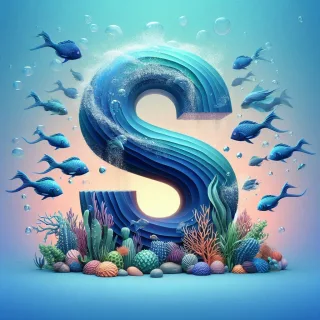 Fish 2 — letter S
