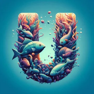 Fish 2 — letter U